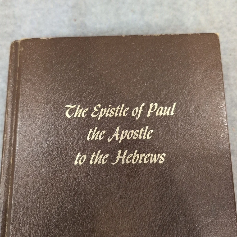 The Epistle of Paul the Apostle to the Hebrews Oliver B Greene Hardcover 1979 - Picture 1 of 4